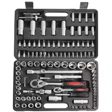 Coffret 108 pièces jeu de clés à douille outils de réparation de voiture jeu de clés à cliquet clé à cliquet tournevis embouts outils de quincaillerie